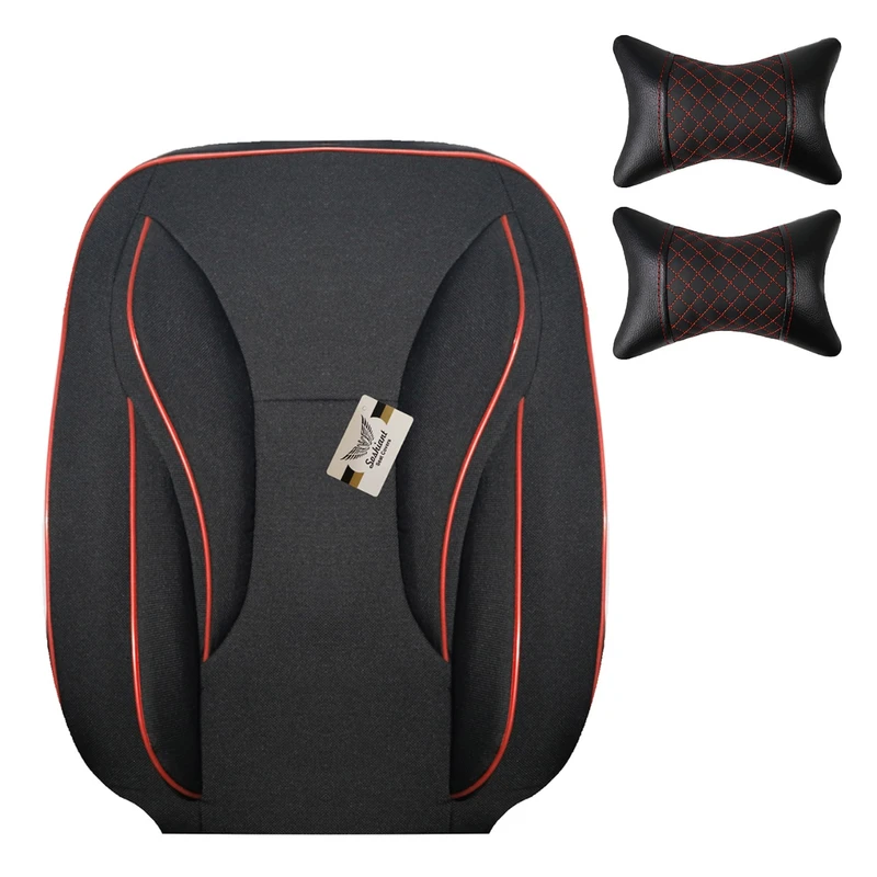 ست کامل روکش صندلی خودرو سوشیانت مدل سناتور مناسب برای شاهین به همراه پشت گردنی