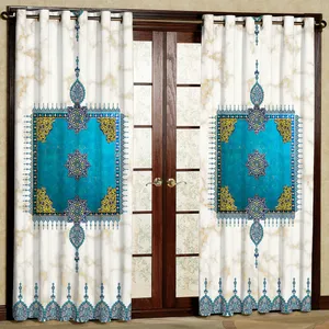 پرده مدل هازان پانچی کد 4249 سایز 140x200 سانتی متر