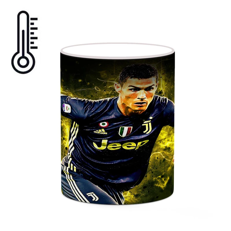 ماگ حرارتی کاکتی طرح Ronaldo رونالدو مدل mgh43011
