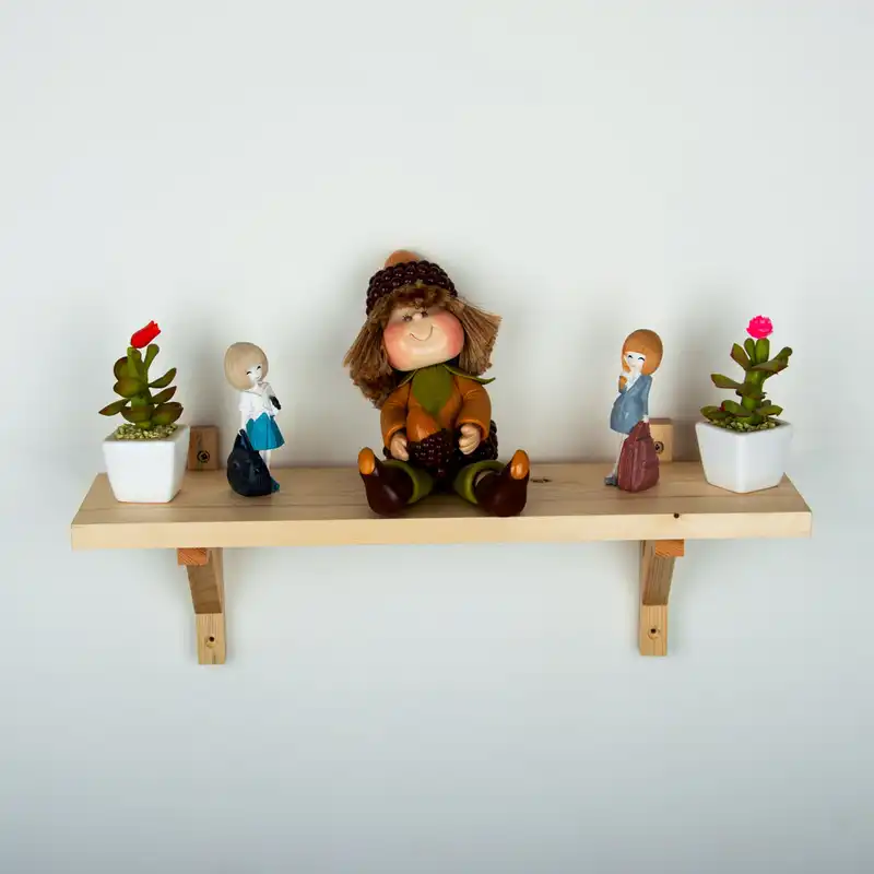 شلف دیواری سنجاب وود مدل تمام چوب