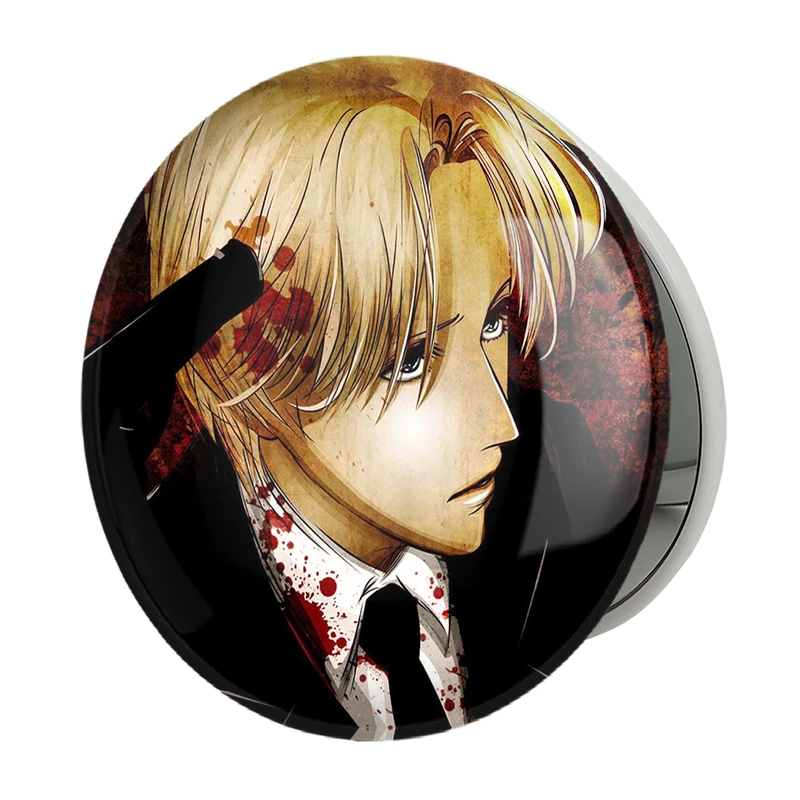 آینه جیبی خندالو طرح یوهان لیبرت انیمه مانستر Monster مدل تاشو کد 17123 