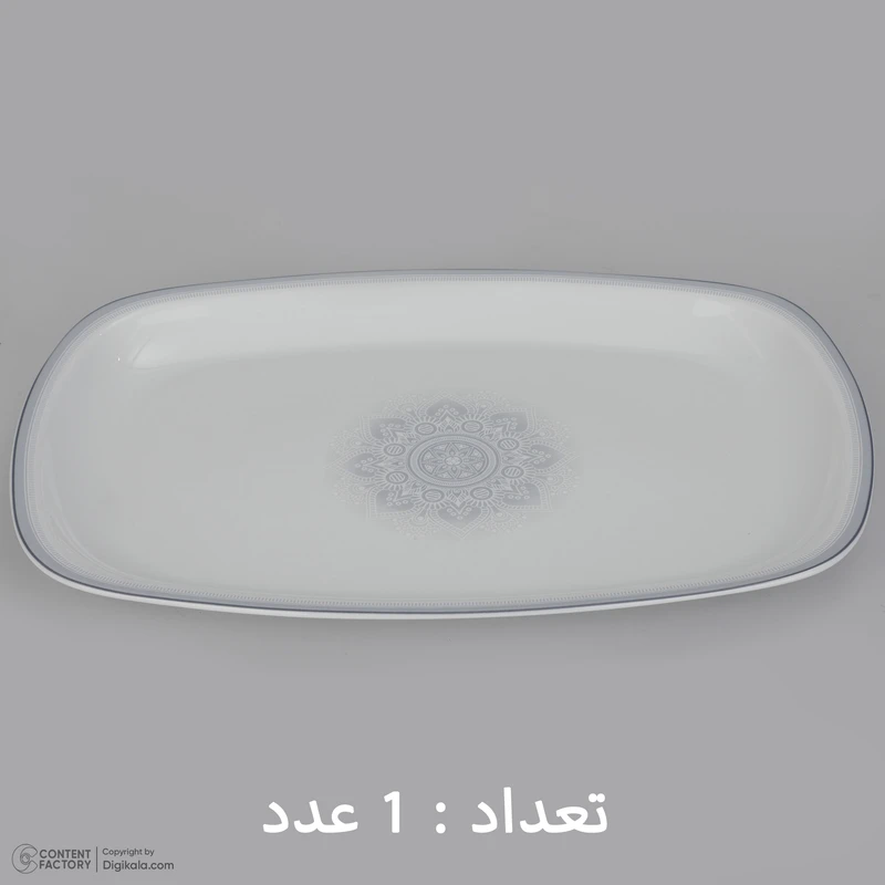 عکس شماره 18 : سرویس غذاخوری 27 پارچه چینی زرین ایران سری کواترو مدل ادلین درجه عالی