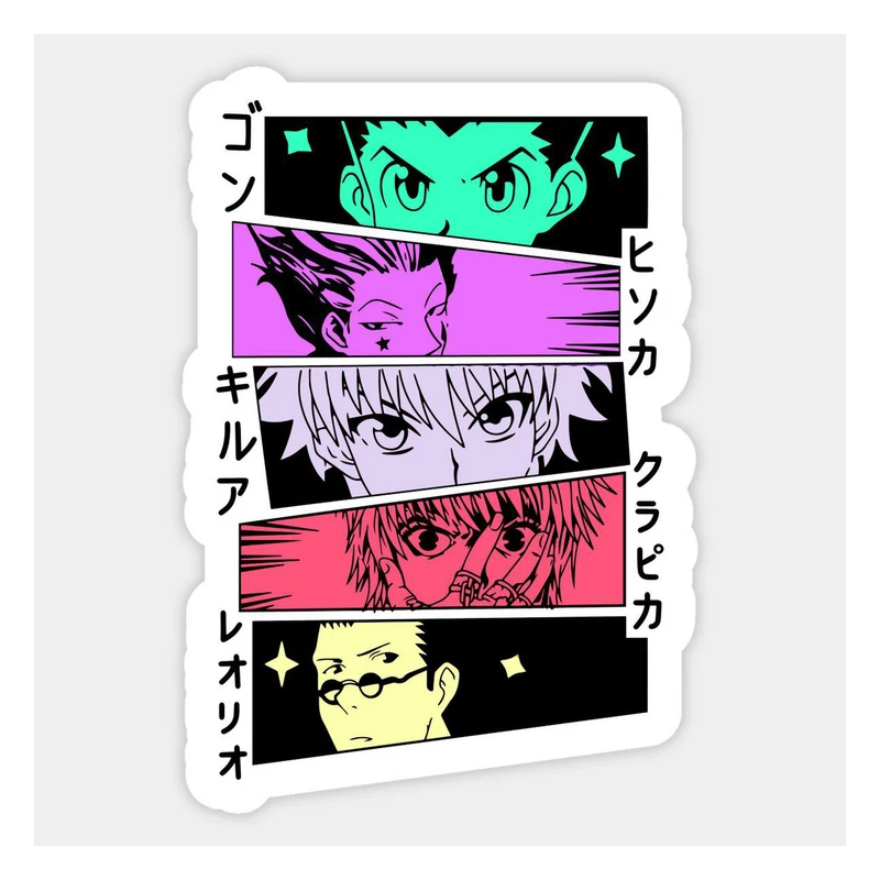 استیکر لپ تاپ و موبایل گوفی طرح انیمه هانترxهانتر کد 418