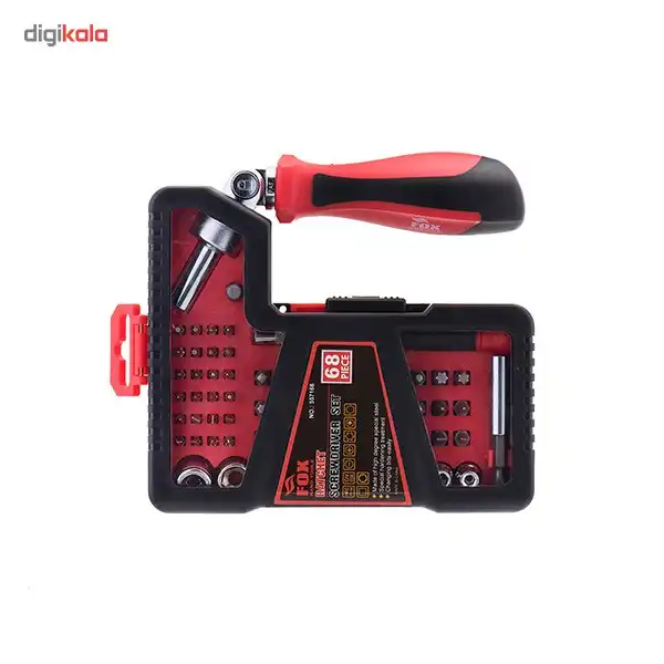 مجموعه 68 عددی پیچ گوشتی فاکس مدل 557168