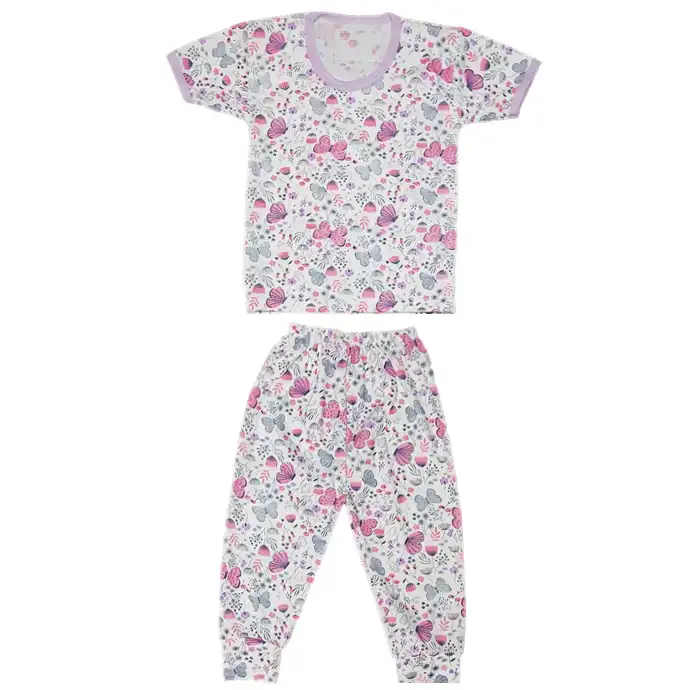 ست تی شرت و شلوار نوزادی کد 1402042PA