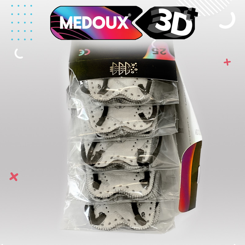 ماسک تنفسی مداکس مدل سه بعدی پلاس کد kf94 بسته 25 عددی