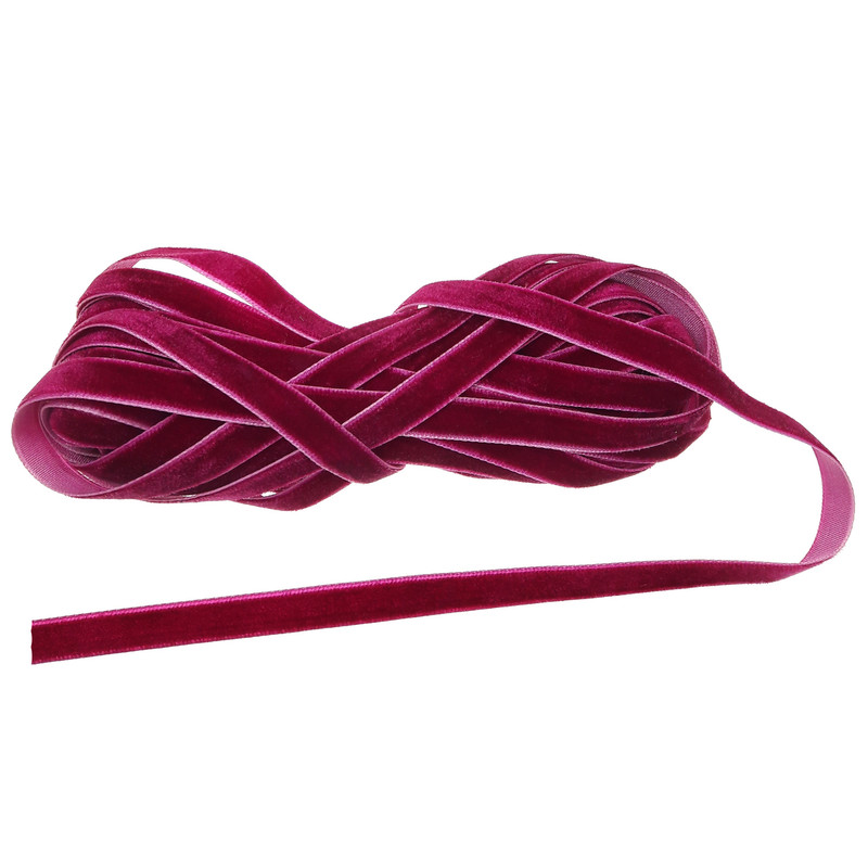  روبان مدل مخمل Y1001 طول 6 متر