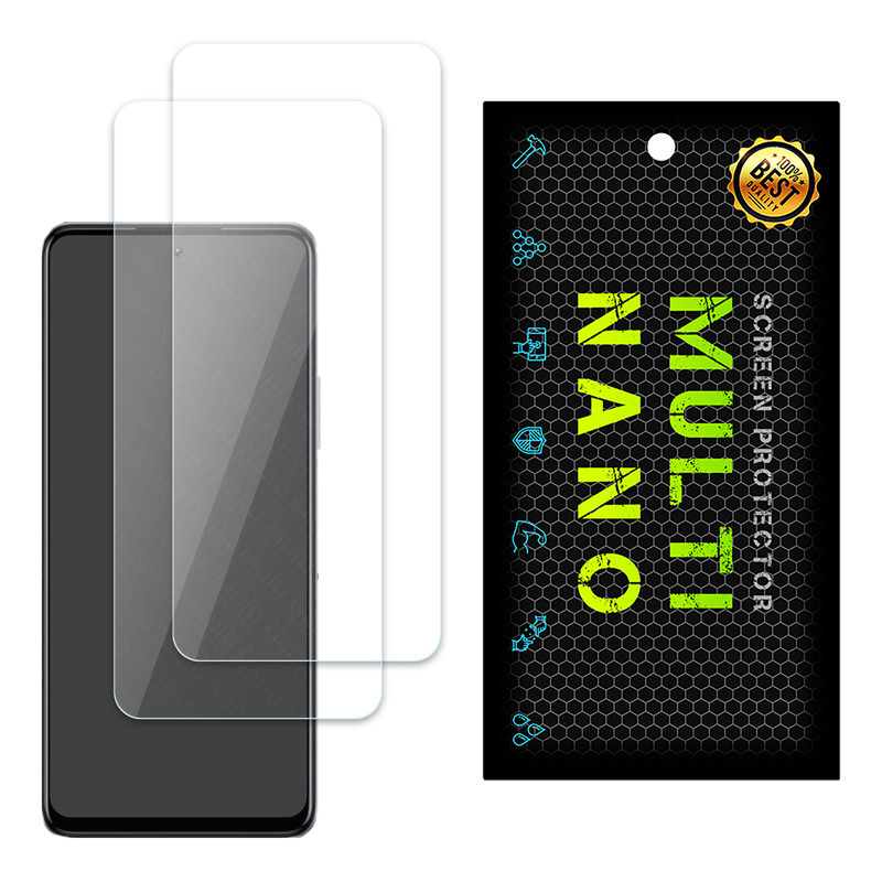 محافظ صفحه نمایش مولتی نانو مدل X-S2N مناسب برای گوشی موبایل اینفینیکس Note 11S بسته دو عددی