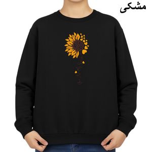سویشرت زنانه مدل گل کد v7 
