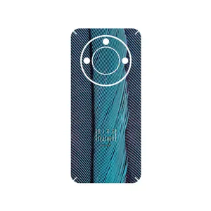 MAHOOT Turquoise feathers Cover Sticker for Honor X9c Smart
