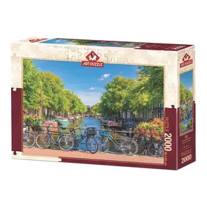پازل 2000 تکه آرت پازل طرح Amsterdam Canal كد 5480