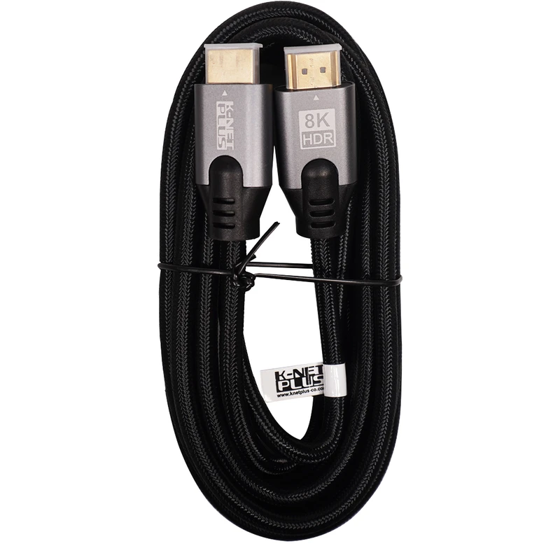 عکس شماره 2 : کابل hdmi 2.1 کی نت پلاس مدل kp-ch21b30 طول 3 متر