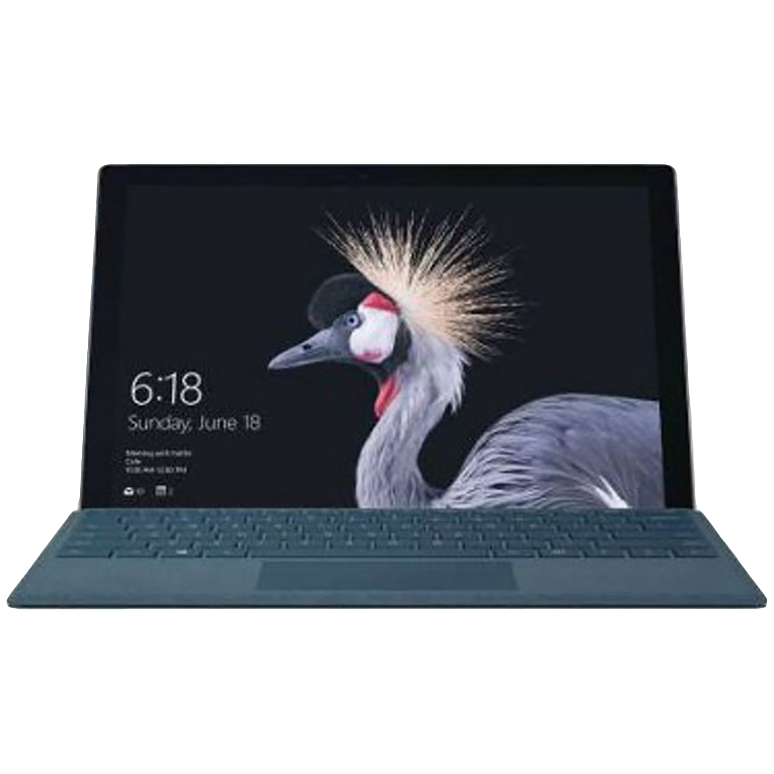 تبلت مایکروسافت مدل Surface Pro 2017 - B به همراه کیبورد مشکی مایکروسافت و محافظ صفحه نمایش Maroo - ظرفیت 128 گیگابایت