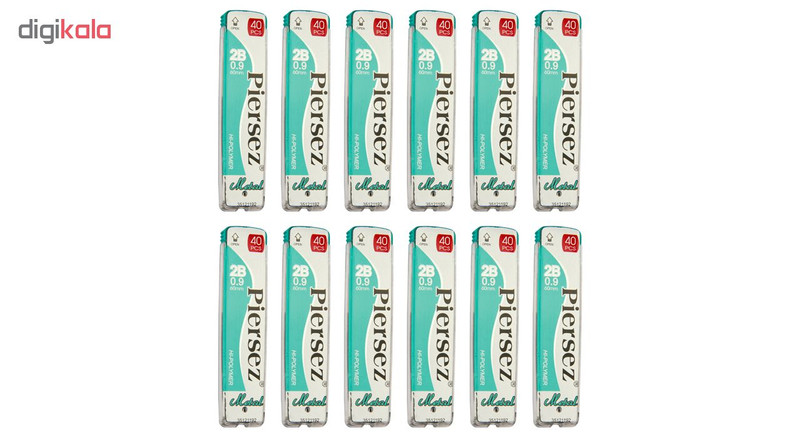 نوک مداد نوکی پییرسز کد PZW0138 مدل متال قطر 0.9 میلی متر بسته 12 عددی