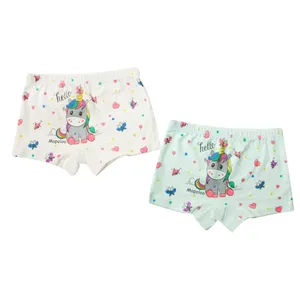 شورت دخترانه موپولو طرح اسب شاخ دار کد 1066 مجموعه 2 عددی