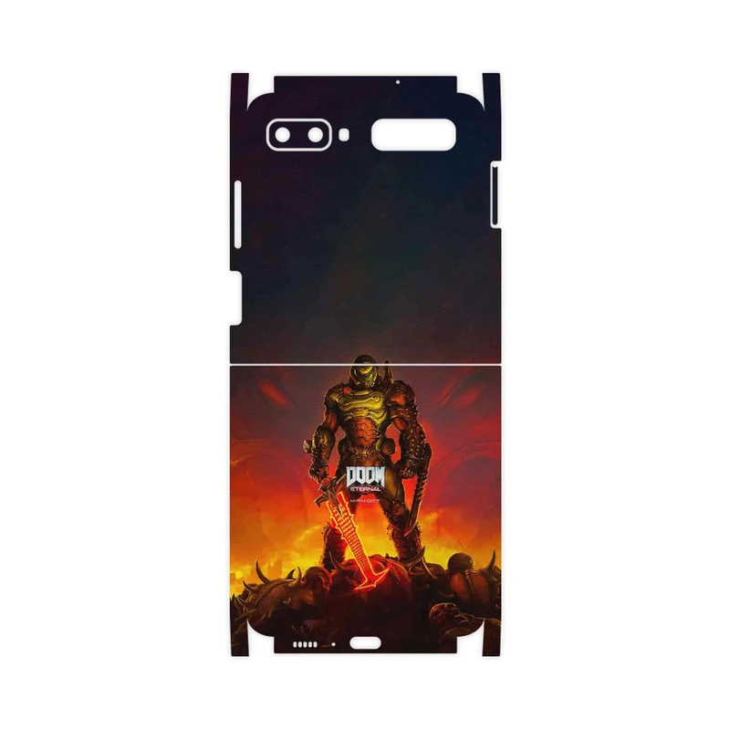 برچسب پوششی ماهوت مدل DOOM Game Series-FullSkin مناسب برای گوشی موبایل سامسونگ Galaxy Z Flip
