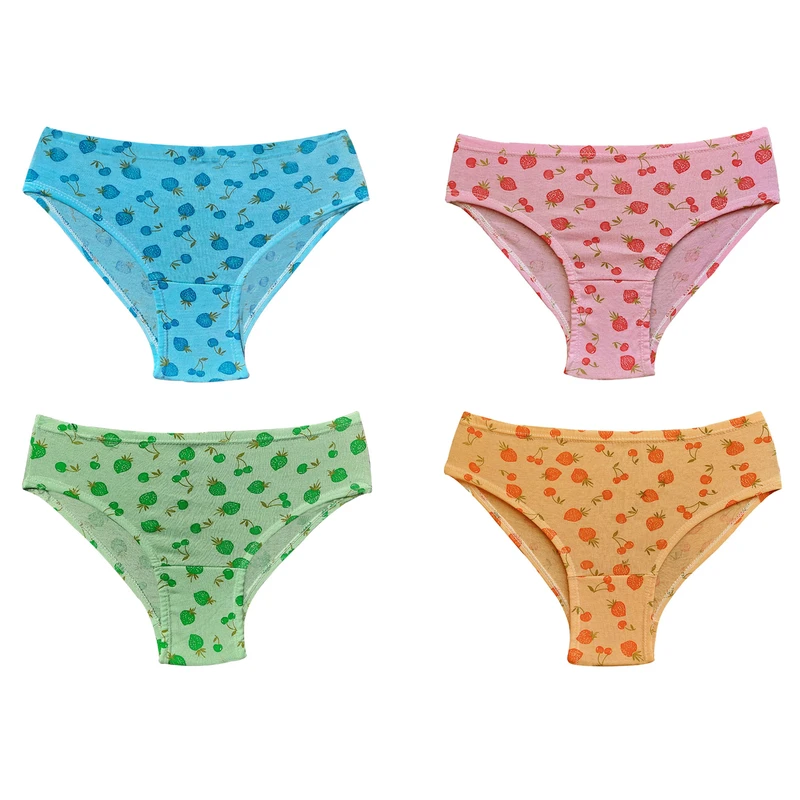 شورت زنانه مدل نوین بافت 1206 بسته 4 عددی