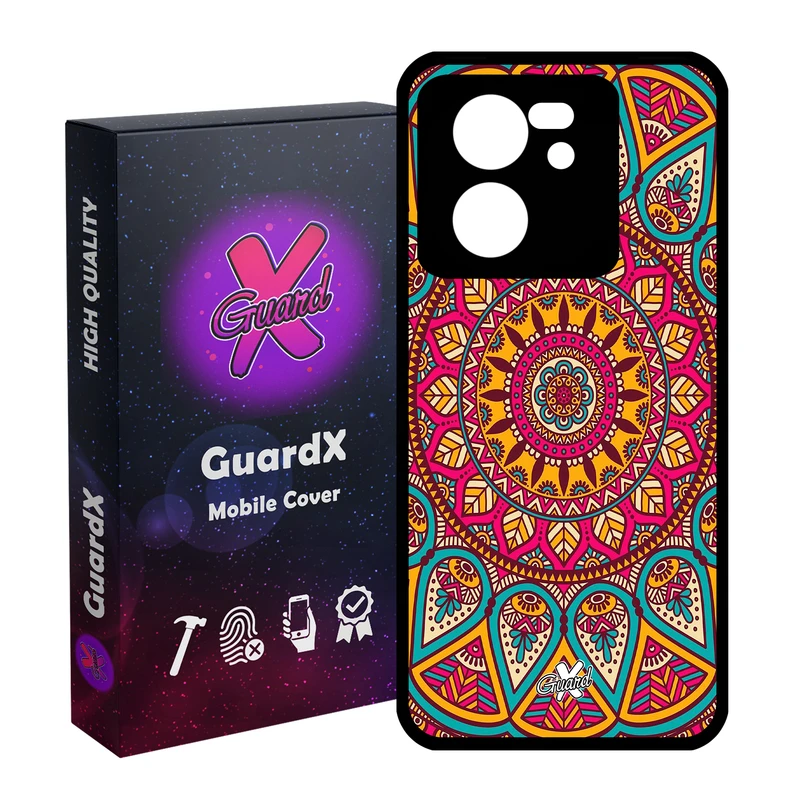 کاور گارد ایکس طرح Mandala مدل Glass10131 مناسب برای گوشی موبایل شیائومی 13T/13T Pro/Redmi K60 Ultra