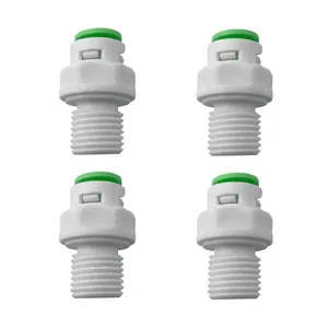 تبدیل اتصال رزوه 1/4 به فیتینگ 6 تکومن مدل best مجموعه 4 عددی