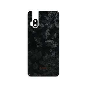 MAHOOT Black-Wildflower Cover Sticker for motorola One Hyper
