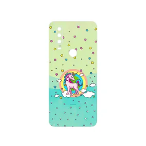 MAHOOT Rainbow unicorn adventure Cover Sticker for Motorola One Action