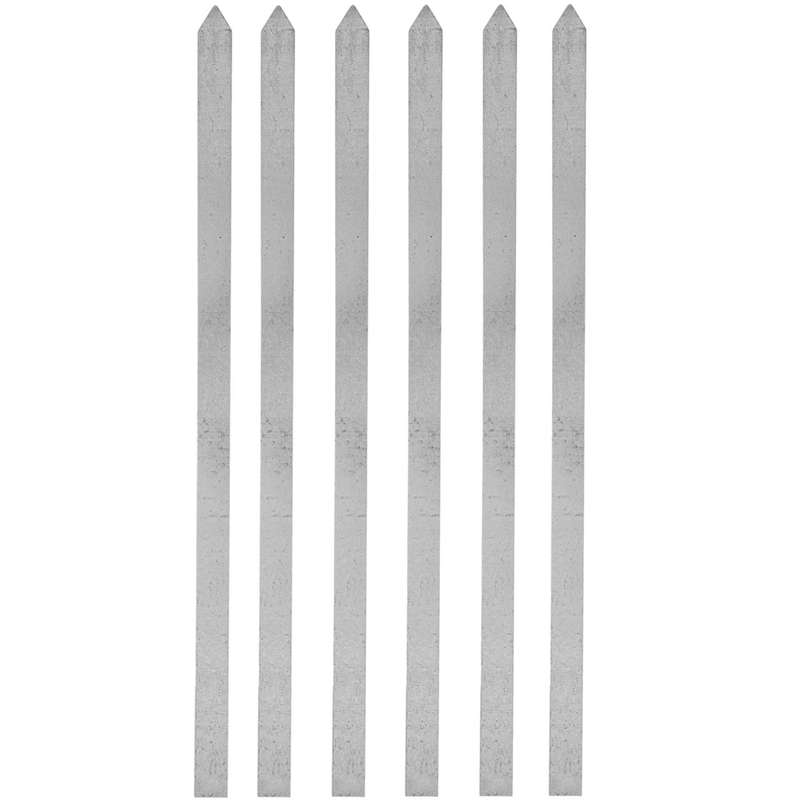 سیخ استیل کوبیده مدل بلند بسته 6 عددی