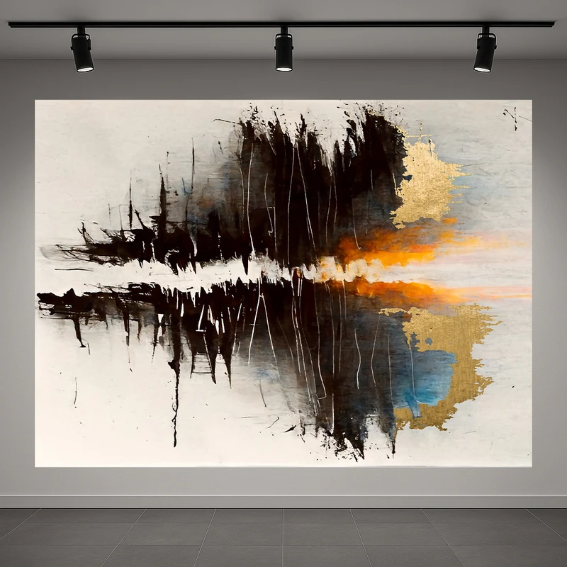 پوستر طرح نقاشی مدل انعکاس کد AR3059200