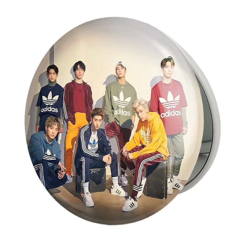 آینه جیبی خندالو طرح گروه گات سون GOT7 مدل تاشو کد 21025 