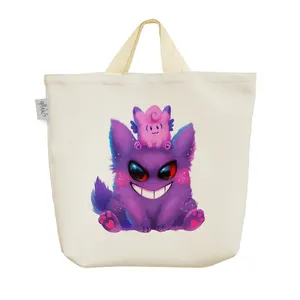 ساک خرید خندالو مدل گنگار انیمه پوکمون کد 1406