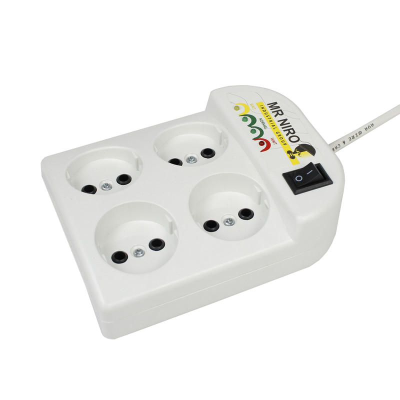 چند راهی برق مستر نیرو مدل 4 خانه