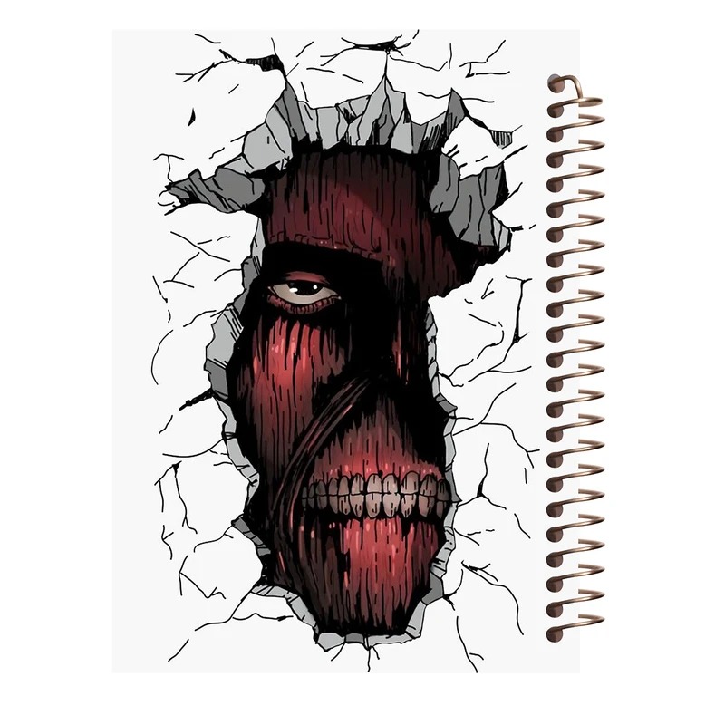 دفترچه یادداشت 100 برگ طرح Shingeki no Kyojin  کد O61