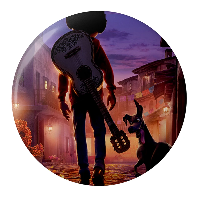 مگنت طرح کارتون کوکو و گیتار و سگ مدل S1025 