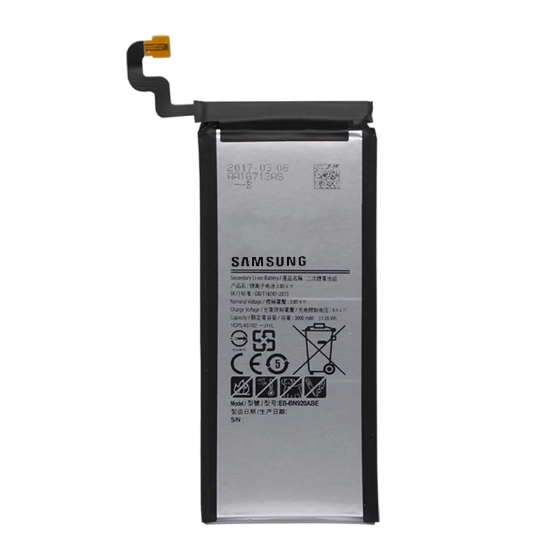 باتری موبایل مدل EB-BN920ABE ظرفیت 3000 میلی آمپر ساعت مناسب برای گوشی موبایل سامسونگ Galaxy Note 5