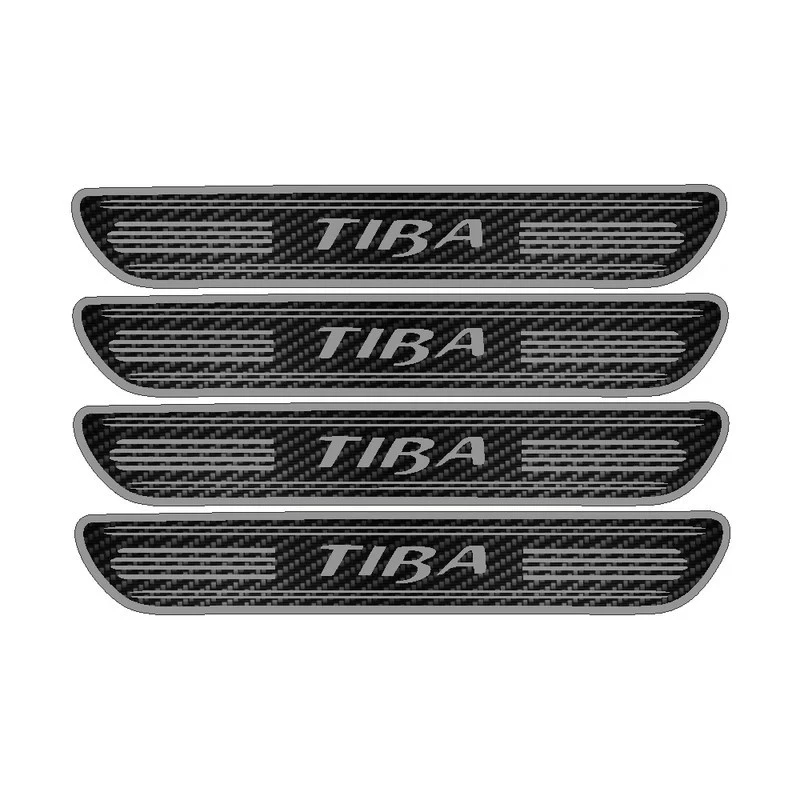 برچسب بدنه خودرو رادیانس مدل کربن کد J7 مناسب برای تیبا بسته 4 عددی