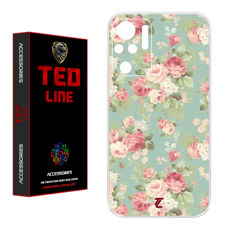 کاور تدلاین طرح گل کد 1224 مناسب برای گوشی موبایل شیائومی Redmi Note 10 4G / Note 10S / Poco M5S