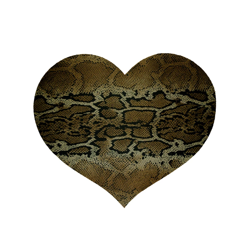 پادری مدل قلب طرح پوست ماری کد 5343 سایز 90x90 سانتی متر 