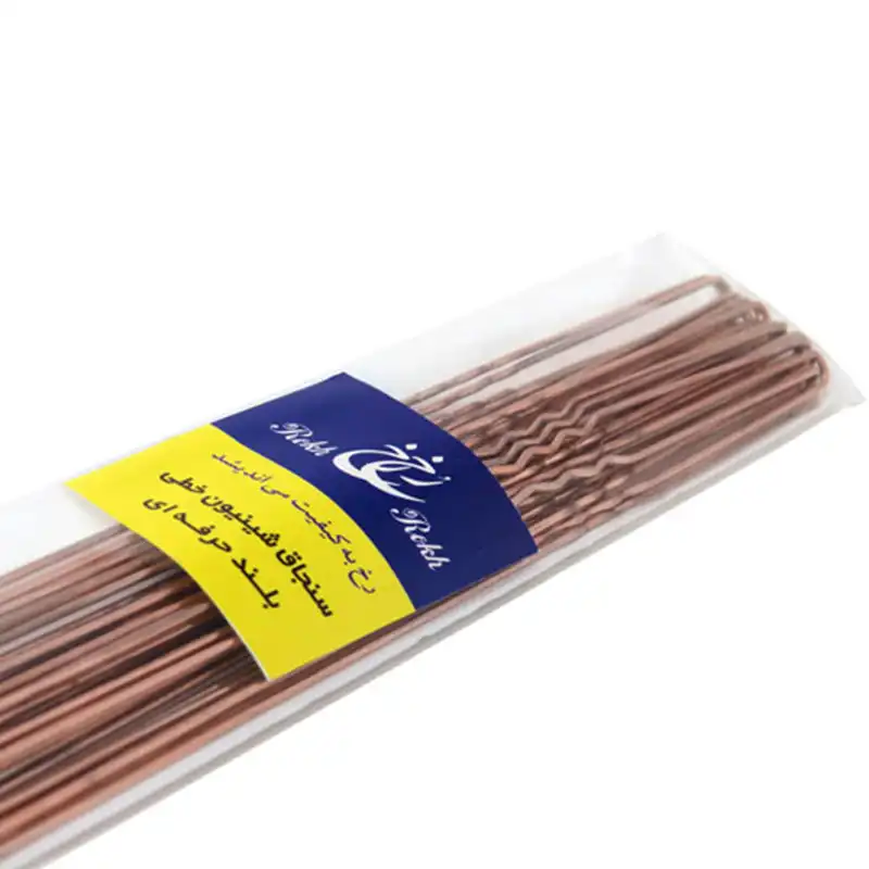 سنجاق مو زنانه رخ مدل خطی بلند بسته 20 عددی