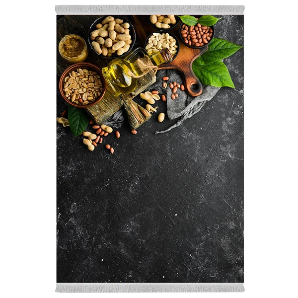 فرش پارچه‌ای دفه مدل فرشینه طرح آشپزخانه کد 1144