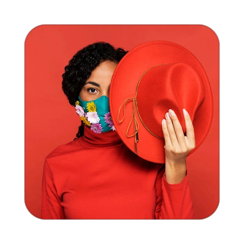 زیر لیوانی کاکتی طرح گل مدل mp17781