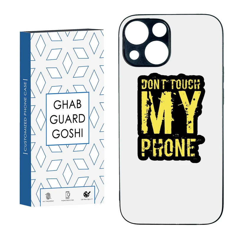 کاور قاب گارد گوشی طرح don’t touch کد TPU-286 مناسب برای گوشی موبایل اپل IPHONE 13 MINI