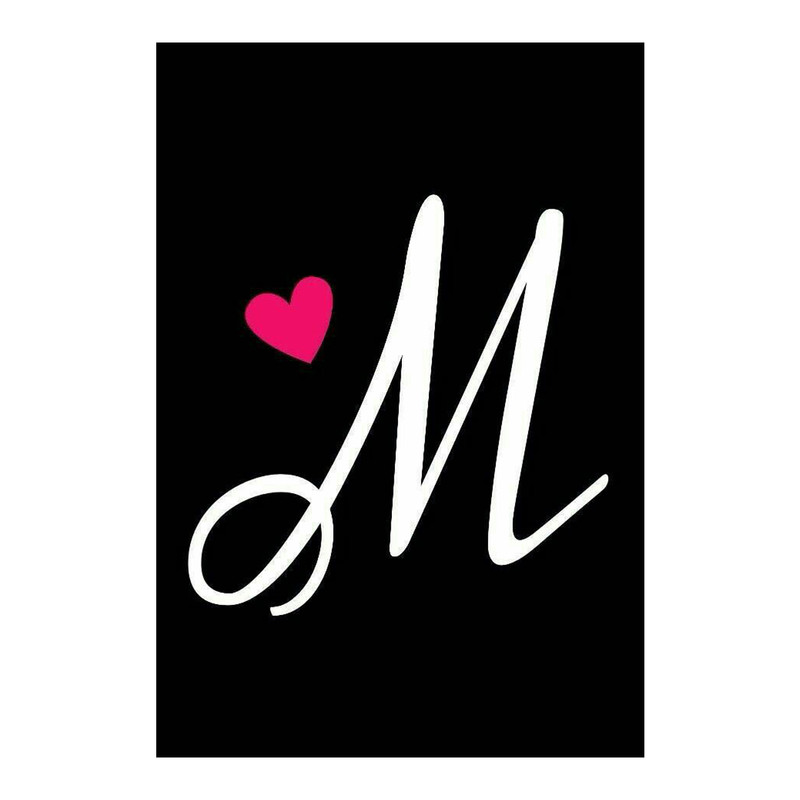 کارت پستال ماهتاب مدل حرف M کد 1604