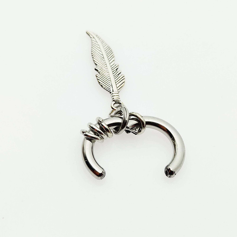 پیرسینگ گوش طرح پر مدل 562PRMZ پیرسینگ گوش طرح پر مدل 562PRMZ