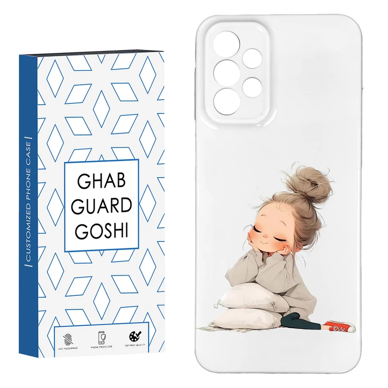 کاور قاب گارد گوشی طرح فانتزی دختر ملوس  کد HARD-012   مناسب برای گوشی موبایل سامسونگ GALAXY A73