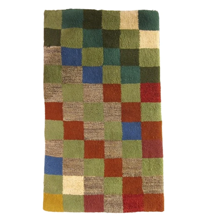 گبه فرش دستباف یک ونیم متری مدل بافت قشقای شیراز کد NKP.Z.N/29