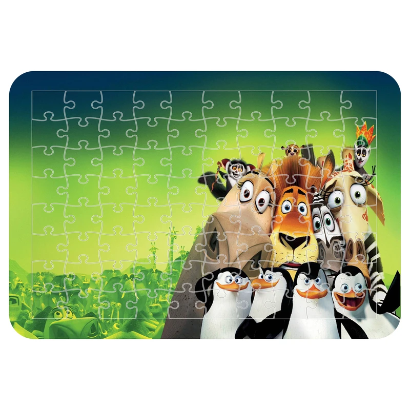 پازل 54 تکه مدل CHB1937 طرح انیمیشن حیوانات ماداگاسکار