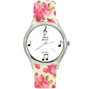 ساعت مچی عقربه ای زنانه مدل  بند پارچه ای کد 4205