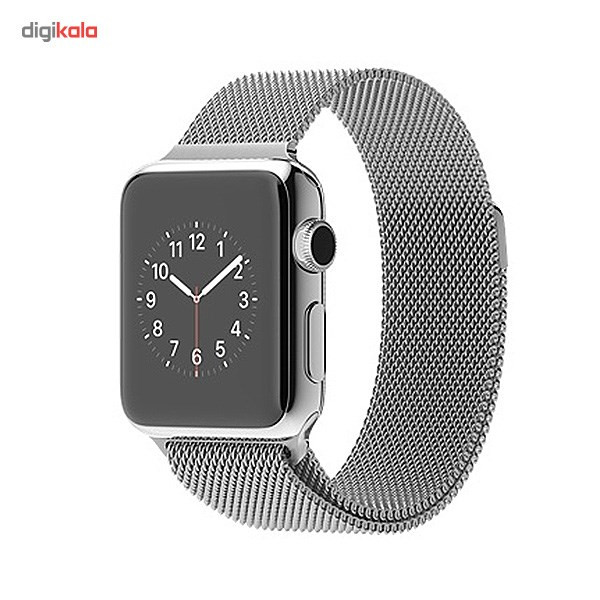 ساعت هوشمند اپل واچ مدل 38mm Stainless Steel Case with Milanese Loop