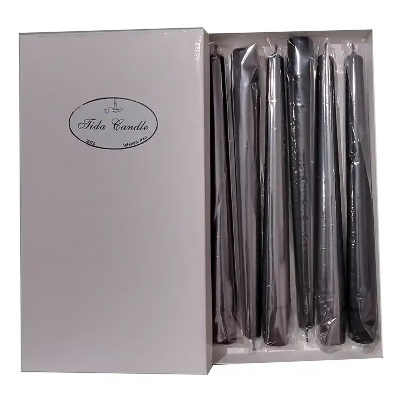 شمع تیدا مدل قلمی کد T20 بسته دوازده عددی