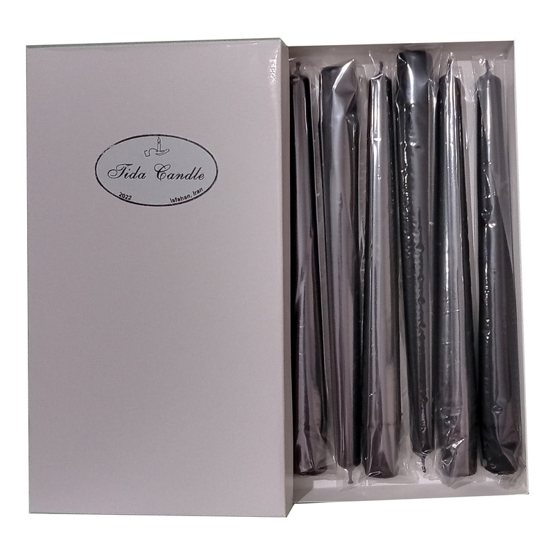 شمع تیدا مدل قلمی کد T20 بسته شش عددی