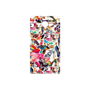 MAHOOT Collage of High heel Shoes Cover Sticker for Sony Xperia SP